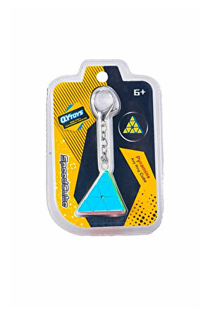 Mini Pyraminx Qy Speed Zeka Küpü Akıl Küpü Rübik Küp Anahtarlık