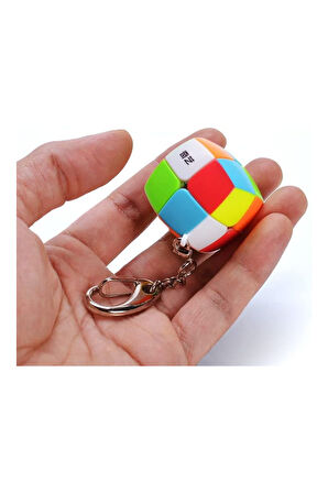 Mini 2 X 2 Qy Speed Zeka Küpü Akıl Küpü Rübik Küp Anahtarlık