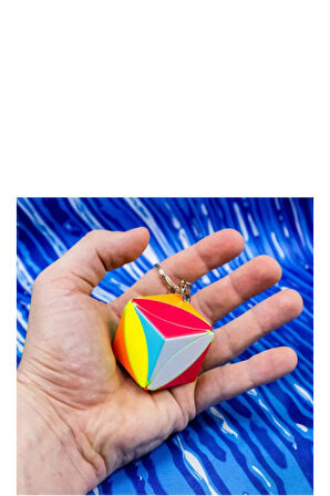Mini Maple Leaf Qy Speed Zeka Küpü Akıl Küpü Rübik Küp Anahtarlık