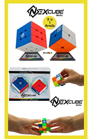 Nexcube 2X2 + 3X3 Classic Set Zeka Küpü Akıl Küpü Rübik Küp