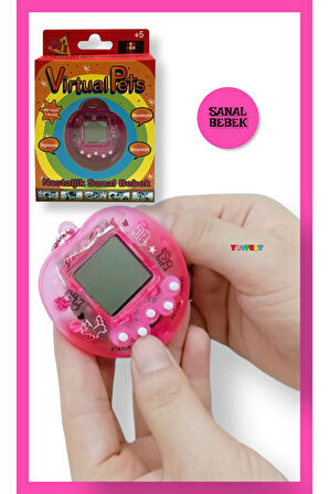 Nostaljik Sanal Bebek Virtual Pets  - Kalp Pembe
