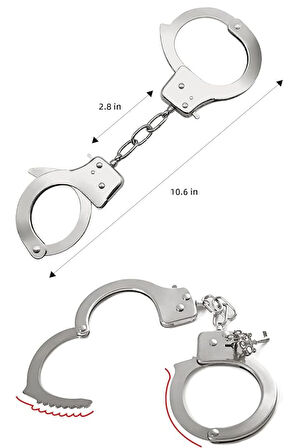 Kutulu Çocuk Oyuncak Anahtarlı Metal Kelepçe