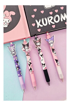 Sanrio Kuromi Figürlü Mavi Tükenmez Kalem - 6 lı Set - 6 ADET