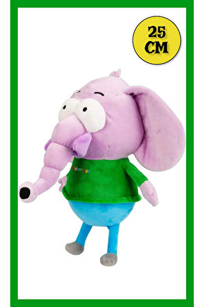 Kral Şakir Çizgi Film Karakteri Necati Figür Uyku Arkadaşı Yumuşak Peluş Oyuncak - 25 Cm