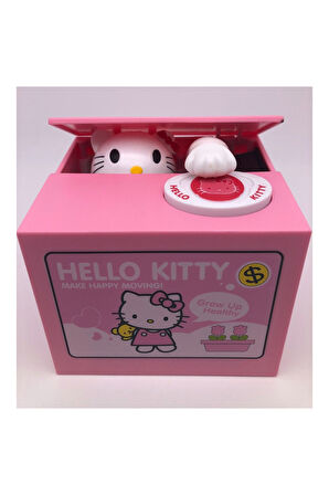 Hello Kitty Figürlü Para Biriktirme Eğitimi Elektronik Pilli Kumbara