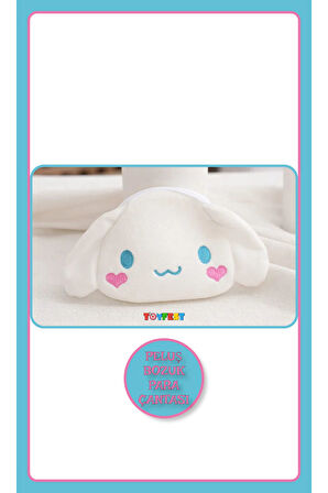 Cinnamoroll Figürlü Fermuarlı Mini Bozuk Para Cüzdanı & Çantası - Anahtarlık Çanta Aksesuarı Cüzdan