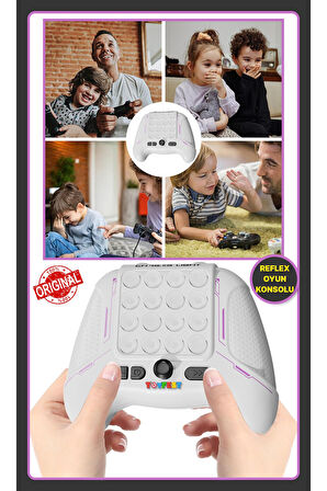 Reflex & El Kordinasyon Geliştirici 5 Farklı Oyunlu Işıkları Takip Etme Eğitici Konsol Oyunu