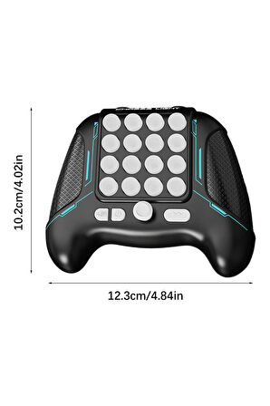 Reflex & El Kordinasyon Geliştirici 5 Farklı Oyunlu Işıkları Takip Etme Eğitici Konsol Oyunu - SİYAH