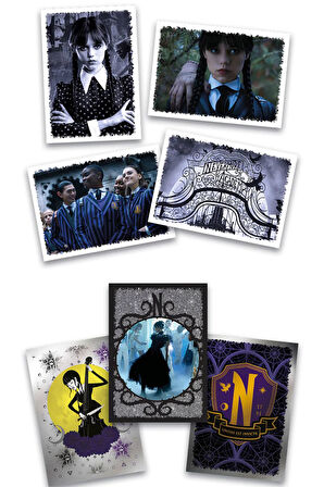 Panini Wednesday Koleksiyon Sticker Çıkartmaları  + 2 Paket (10 Adet Sticker)