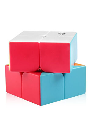 2X2 QY Speed Zeka Küpü Stickersız Akıl Küpü Rübik Küp