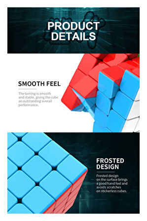 Moyu Meilong 4x4  Magnetic Cube 4M - Mıknatıslı Standlı Tornavidalı Stickersız Akıl Zeka Rübik Küp