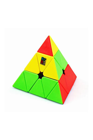 Moyu Meilong Pyramid Magnetic Cube- Mıknatıslı Stickersız Akıl Zeka Rübik Küp