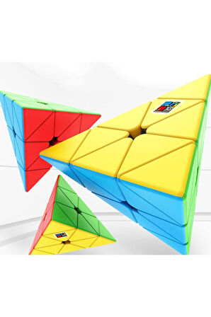 Moyu Pyramid V2 Cube - Stickersız Akıl Zeka Rübik Küp
