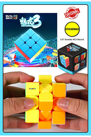 Moyu 3x3 Klasik Cube - Stickersız Akıl Zeka Küp