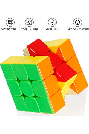 Moyu 3x3 Klasik Cube - Stickersız Akıl Zeka Küp