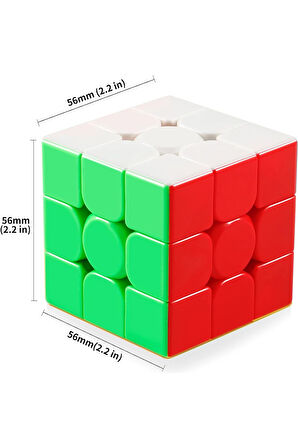Moyu 3x3 Klasik Cube - Stickersız Akıl Zeka Küp