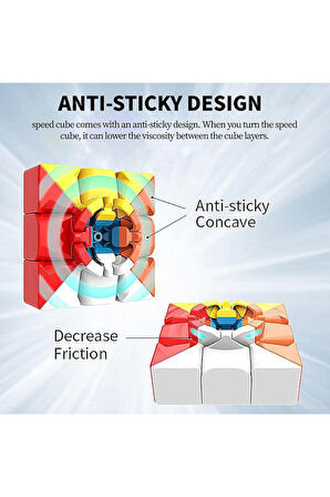 Moyu 3x3 Klasik Cube - Stickersız Akıl Zeka Küp