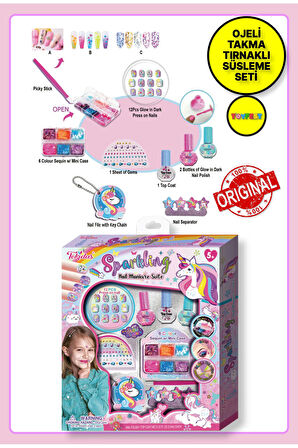 Tokidas Sparkling Nail Manicure Suite - Köpüklü Tırnak Manikür Seti