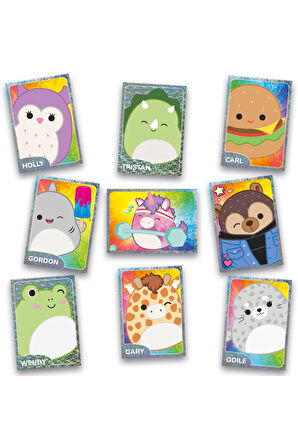 Panini Squishmallows Sticker Çıkartma Albüm Dergisi + 2 Paket (10 Adet Sticker)+ 1 Adet Limited Kart