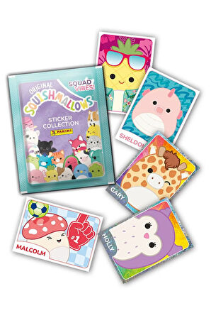 Panini Squishmallows Sticker Çıkartma - 2 Paket ( 10 Adet Sticker )