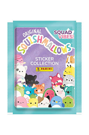 Panini Squishmallows Sticker Çıkartma - 16 Paket ( 80 Adet Sticker )