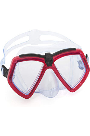 Hydro Swim Ever Sea Mask Deniz Havuz Çocuk Yüzücü Gözlüğü Gözlük Maske - Kırmızı- (7 - 14 Yaş Arası)