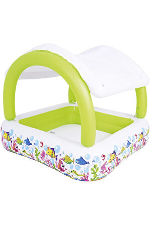 Gölgelikli Havuz 143 x 143 x 123 - 240 Litre