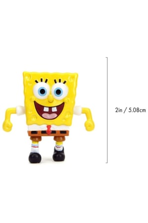 Jada Sponge Bob Sünger Bob Metal Model Die - Cast Figür - 6.5 cm