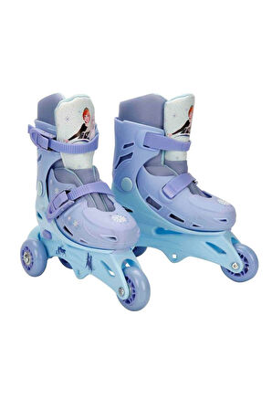 Frozen Inline 3 Teker Paten -  (29 - 32 Numara için Ayarlanabilir)