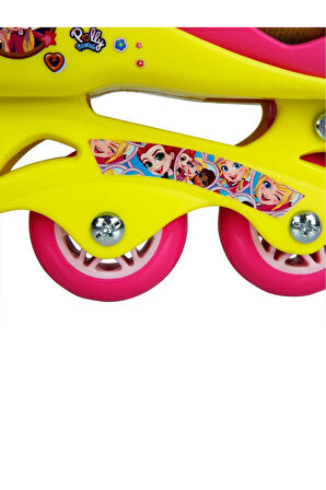 Polly Pocket Inline 4 Teker Paten - (34 - 37 Numara için Ayarlanabilir)