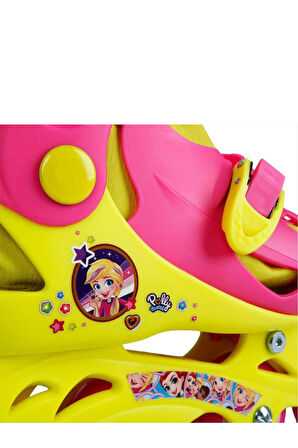 Polly Pocket Inline 4 Teker Paten - (34 - 37 Numara için Ayarlanabilir)