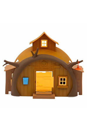 Masha ile Koca Ayı 2 li Figür ve Eşyalı Ev Oyun Seti - Masha and The Bear (Ev+ 2 Figür+ 15 Aksesuar)