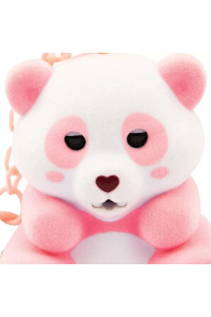 Coccolotti İnteraktif Sesli ve Işıklı Sevimli Pandalar Anahtarlık & Çanta Akesesuarı - Pembe Panda