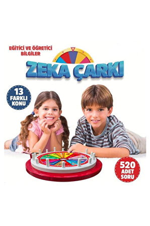 Bilgi Yarışması Zeka Çarkı - 13 Farklı Konu Hakkında 520 Soru