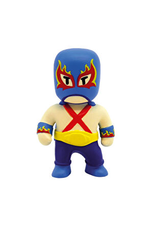 Stumble Guys Seri 1 - 3D Mini 3 lü Figür Seti - 3 ADET Luchador T-Rex Krom Dynamitron - 5 cm