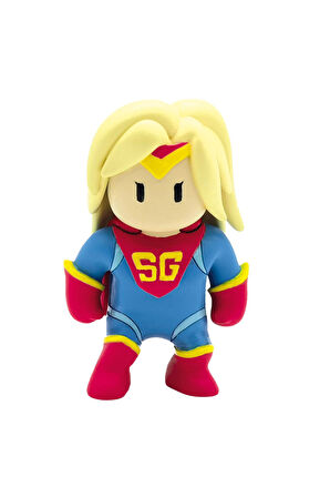 Stumble Guys Seri 1 - 3D Mini 3 lü Figür Seti - 3 ADET Mr Stumble Super Gal Dynamitron - 5 cm