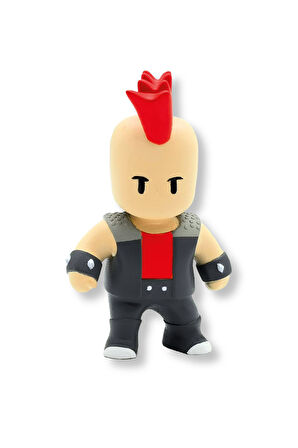 Stumble Guys Seri 1 - 3D Mini 3 lü Figür Seti - 3 ADET Leonidas Punk Dude Ruby Cupid - 5 cm