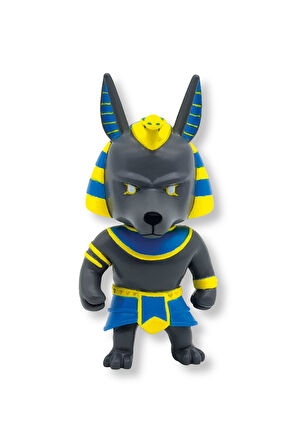 Stumble Guys Seri 1 - 3D Mini 3 lü Figür Seti - 3 ADET Hatshepsut Anubis Krom Goldheart - 5 cm