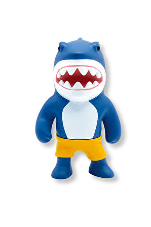 Stumble Guys Seri 1 - 3D Mini 3 lü Figür Seti - 3 ADET Megalodon Hazmat NBC Glowman - 5 cm