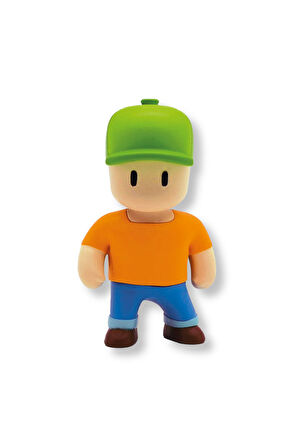 Stumble Guys Seri 1 - 3D Mini 1 i Sürpriz olan 5 li Figür Seti - Lilith Yeti Gingerbread Mr Stumble