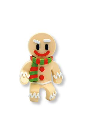 Stumble Guys Seri 1 - 3D Mini 3 lü Figür Seti - 3 ADET Frost Yeti Gingerbread Hatchling - 5 cm