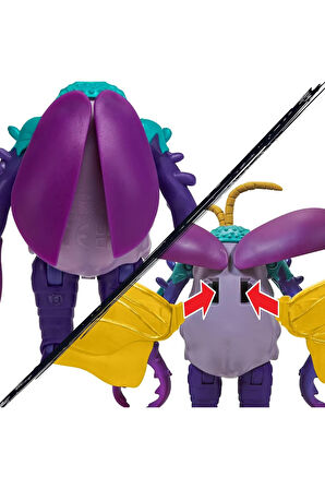 TMNT Aksesuarlı Ninja Kaplumbağalar Mutant Figürü - SCUMBUG The Vermin - 20 CM