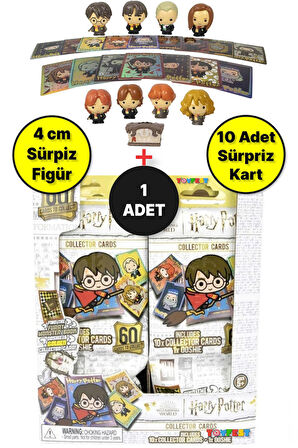 Ooshies Harry Potter Sürpriz Figür Ve Koleksiyon Kartları - 4 Cm Figür 10 Adet Kart