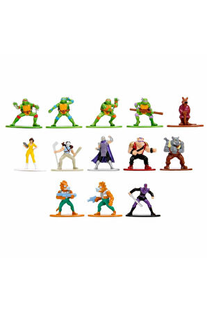 Nano Metalfigs Teenage Mutant Ninja Turtles Ninja Kaplumbağalar Sürpriz Figür Paketi - 1 Adet