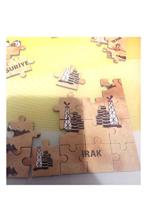 260 Parçalı Türkiye Kültür Haritası Eğitici Puzzle Yapboz