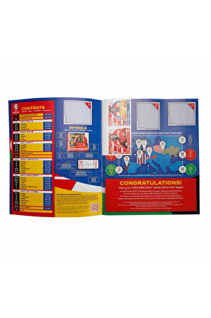 ALMANYA EURO 2024 Avrupa Şampiyonası Match Attax - Resmi Futbolcu Sticker Dergisi + 6 Adet Sticker