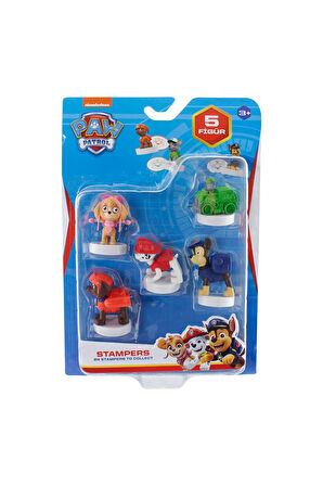 Paw Patrol Damgalı Mühürlü 5 li Figür Seti ( Chase - - Zuma - Rocky - Skye ) - 4 - 7 CM