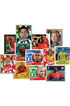 ALMANYA EURO 2024 Avrupa Şampiyonası Match Attax - Resmi Futbolcu Multipack Stickers