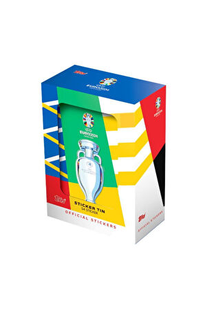 ALMANYA EURO 2024 Avrupa Şampiyonası Match Attax - Resmi Futbolcu Mini Tin Stickers Metal Kutu