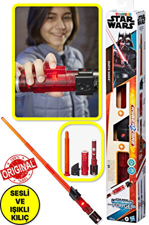 Darth Vader Electronic Forge Lightsaber -  Sesli ve Işıklı Işın Kılıcı F9971